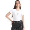 Calvin Klein-T-shirt paillettes-Bianco L