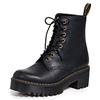 Dr. Martens 8 Eye Boot, Stivaletti Donna, Black Nero(Black Wyoming) 001, 43 EU