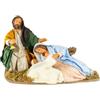 Holyhome Natività in Movimento per Presepe in Terracotta Vestita | Presepe Napoletano (Natività cm 30 (11,81Inch))