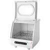 Wulimasun Mini lavastoviglie da tavolo, mini lava, da tavolo, da tavolo, con controllo tattile, due modalità, adatto per la casa, l'ufficio, bianco