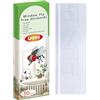 LFSYS Confezione da 50 trappole per mosche per finestre, trappole per mosche della frutta per interni, strisce adesive per mosche, per interni, trasparenti