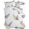 HappyFriday Copripiumino Blanc Foliage Multicolore 220 x 220 cm