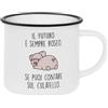 Franco Cosimo Panini OPS - Tazza Maialino, Tazza Personalizzata con Stampa e Frase, Idea Regalo Originale per Natale, Compleanno o Altre Occasioni, Confezione Regalo Inclusa, Capacità 325 ml, 12,5 x 8,2 x 9,7 cm