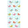 Happy Friday HappyFriday Telo bagno Mr Fox Little Birds Multicolore 70 x 150 cm