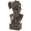 PALAIS ROYAL Scultura Figura Busto Venere 35cm Grigio Resina