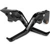 CXEPI Moto Leve Freno e Frizione in alluminio Regolabile Per X-MAX XMAX 250 XMAX300 XMAX125 XMAX400 2016-2022,Nero