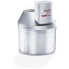 bamix Accessorio SliceSy per tutti i frullatori a immersione bamix da 180 watt, incl. 5 lame, Robot da cucina multifunzione per tagliare, macinare, tritare, Grigio chiaro