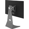 Dataflex Addit Piedistallo per Monitor 502 Argento, rialzo per monitor regolabile in altezza, supporto per monitor ruotabile, per 1 monitor fino a 15 kg, compatibile con VESA MIS-D 75x75/100x100mm