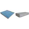 Guisil Materasso A Molle INSACCHETTATE INDIPENDENTI 26 CM Circa con LASTRA Memory da 5 CM A 9 Zone di PORTANZA DIFFERENZIATA SFODERABILE 80X190 Singolo