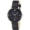 Anne Klein Women's Genuine Diamond Dial Leather Strap Watch