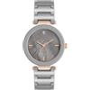 Anne Klein Orologio da Donna con braccialetto in ceramica e quadrante con diamanti originali, Tortora/Oro rosa
