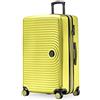 Hauptstadtkoffer Mitte - Valigia Rigida Grande, TSA, 4 Ruote, Bagaglio da Stiva con Espansione di Volume di 8 cm, 77 cm, 130 L, Felce