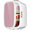 BLUNOA 20 L Mini Frigo Per Camere Da Letto Frigorifero Da Tavolo Indipendente Più Fresco E Più Caldo Riscaldatore Per Alimenti E Bevande Per Camera Da Letto, Cosmetici, Farmaci, Casa E Viaggi AC + DC ( Color