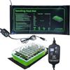 EWENYS Tappetino riscaldante per Piante in grafene, per piantine germinazione, IP67, Impermeabile, 20 W, Temperatura 20 W, per la Coltivazione di Serra o growbox (53 x 25 cm, con termostato)