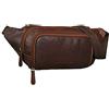 STILORD 'Luke' Marsupio pelle vintage unisex da uomo e donna borsa da cintura borsa da cintola per sport festival viaggio di vera pelle di bufalo, Colore:cognac marrone scuro
