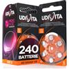 Udivita 240 Pile Per Apparecchi Acustici Udivita Misura 13 Batterie Zinco Aria - 40 Blister da 6 Pile