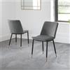 Julian Bowen, Set di 2 sedie da pranzo Delaunay, grigio