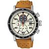 Citizen Orologio Cronografo Eco-Drive Uomo con Cinturino in Pelle CA0641-16X