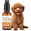 GJYC PET Olio per la cura della pelliccia di cani e gatti - Rimuove grovigli, rende il pelo lucido e setoso, idrata con collagene e oli naturali, senza risciacquo, 30 ml (Fragranza intensa)