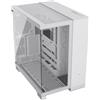 CORSAIR 6500X Mid-Tower ATX Case per PC a Doppia Camera - Vetro Temperato Panoramico - Compatibile con Scheda Madre a Connessione Inversa - Nessuna Ventola Inclusa - Bianco