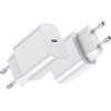BHHB 20W Caricatore USB C, Blocco di Alimentatore Spina Sviluppato per A-pple, Presa USB C compatibile con i-Phone 17/16/15/14/13 Plus Pro Max Mini, Air-Pods i-Pad, Samsung Galaxy S25/24/23(2 Pezzi)