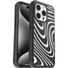 OtterBox Cover per Apple iPhone 15 Pro Symmetry Clear MagSafe, resistente a shock e cadute fino; sottile, testata 3x norme MIL-STD 810G, Midnight Swirl