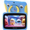 Blackview Tab 3 Kids Android 13 Tablet 7 Pollici 3280mAh 4GB+32GB/1TB Quad-core