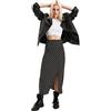 Trendyol Gonna a Pois Neri, Nero, 42 Donna