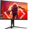 AOC AGON AG275QZN - Monitor Gaming QHD da 27 pollici, FreeSync Premium, 0,5 ms, 240 Hz (2560x1440, DisplayPort, HDMI, hub USB), colore nero/rosso