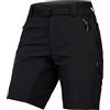 ENDURA Hummvee Baggy Pantaloncini per Donna, Nero, XXS