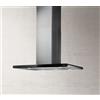 ELICA Cappa a Isola, Linea GALAXY ISLAND BLIX/A/90x45, 90 cm, Classe Energetica C, Acciaio Inox + Vetro Nero - PRF0017852B