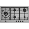BEKO Piano Cottura a Gas - 4 Bruciatori + 1 Wok - 90 cm - Acciaio Inox - HIML95225SXE