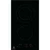 ELECTROLUX Piano Cottura Elettrico, Serie 300 Domino, 30 cm, 2 Zone Cottura, Vetroceramica Nero - LHR3233CK - Sostituisce EHF3320NOK