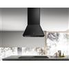 ELICA Cappa ad Isola, Linea IKONA BL MAT/A/60, 60 cm, Classe Energetica A, Nero effetto Soft Touch - PRF0164784