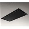 ELICA Cappa a Soffitto, Linea ILLUSION NO MOTOR BL MAT/A/100, NO MOTORE, 100 cm, Classe Energetica A, Nero Effetto Soft Touch + Cornice Nera Soft Touch - PRF0146253A