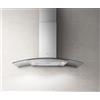 ELICA Cappa a Parete, Linea REEF A IX/A/90, 90 cm, Classe Energetica A, Acciaio Inox + Vetro - PRF0150288
