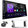 UGAR Compatibile per Ford Focus II, Mondeo, S-Max, C-Max 2007-2011; Galaxy II 2006-2011; Kuga 2008-2012 7 pollici Android 13 DSP 4GB+64GB DAB+ Autoradio HD Full Touch Screen Navigazione GPS