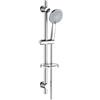 IDRO-BRIC Set saliscendi doccia con 2 supporti regolabili asta 25mm cromo Leonida Idrobric SAPSAL0153CR [19021000]