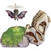 MGA Entertainment Gross-a-Saurus GrossMos Flying Dinosauro Blu - Giocattoli Interattivi con Dinosauri per Bambini e Bambine, Collezionisti. Età 6+