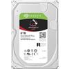 Seagate IronWolf Pro, 8TB, Hard Disk SATA da 6GBit/s, HDD, CMR 3,5 7.200 RPM, Cache da 256 MB per NAS con Sistema RAID, 3 anni Rescue Services (ST8000NE001)