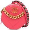 CHANEL Pre-Owned - Clutch 19 Round in pelle di vitello con catena 2020 - Donna - pelle di agnello - Taglia unica - Rosa