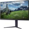 LG UltraGear 27GS85Q Monitor Gaming 27" Nano IPS QHD (2560x1440), 200Hz (O/C), 1ms (GtG), G-Sync Compatible, AMD FreeSync, HDR 400, HDMI 2.0 (HDCP 2.2), DisplayPort 1.4, AUX, Flicker Safe, Nero