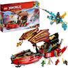 LEGO NINJAGO Il Vascello del Destino - Corsa Contro il Tempo, Set con Nave Giocattolo Volante, 2 Figure di Drago e 6 Minifigure, Giochi per Bambini e Bambine da 9 Anni, Idea Regalo di Compleanno 71797