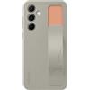 Samsung Standing Grip Case cover con cinturino e funzione cavalletto per Galaxy A55 5G, Grigio