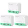 SONOFF MINIR4M 3PCS WiFi 10A Smart Switch 2-Way, Interruttore intelligente, modalità relè staccabile, WiFi 2.4G, controllo APP, Funziona con Alexa, Google Home,Apple Home, Integrazione con la Matter