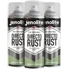 JENOLITE Directorust Vernice Satinata | VERDE SALVIA | Vernice spray multisuperficie | Per l'uso su aperture in legno, metallo, plaspa, ceramiche e arrugginite | 3 x 400 ml (RAL 7494C)