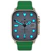 XINDADA HK9 Ultra 2 Max Gen4 Smartwatch 49mm AMOLED Screen 2GB Rom ChatGPT2.0 Compass Local Music TWS OLED Smart Watch for Men And Women (Green Strap)
