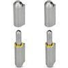 Ganter Normelemente, Cerniere sospese, 2 pezzi, per saldatura, acciaio, 80 mm, GN 128-80-ST
