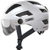 Abus Casco Bici Abus HYBAN 2.0 Ace Con Visiera E Led Polar Bianco