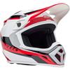 Bell Casco Moto Cross Enduro Bell MX-9 MIPS RIFT Rosso Bianco Luc